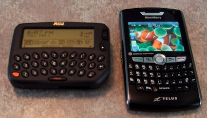 BlackBerry 950 and 8830