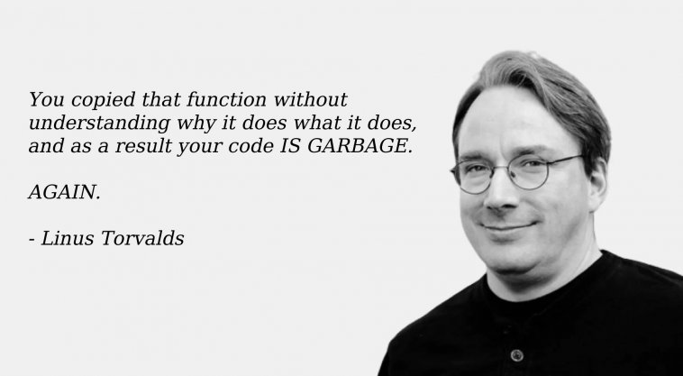 Linus Torvalds quote