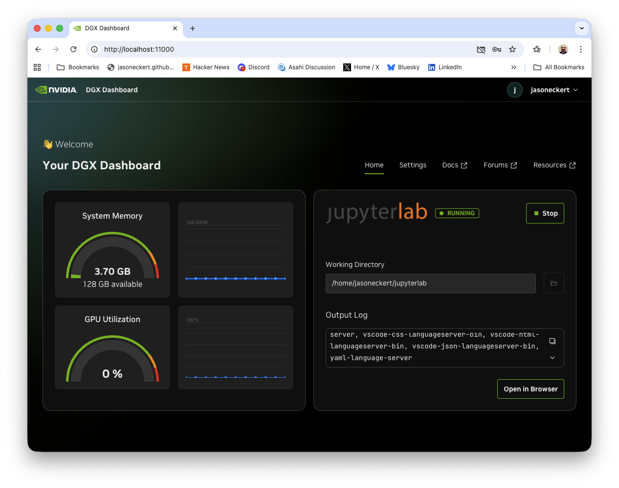 DGX Dashboard