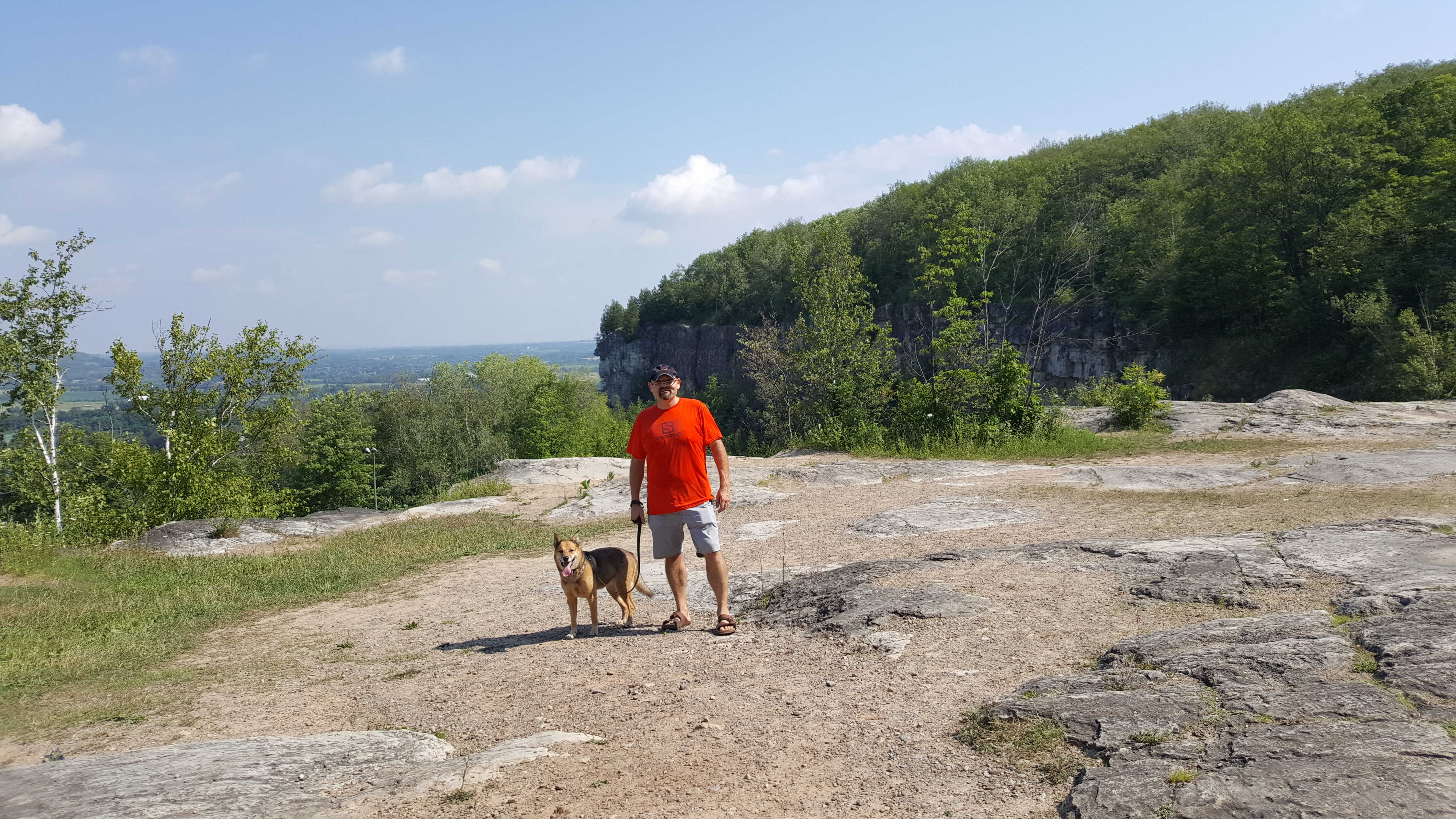 Top of Niagara Escarpment at Kelso